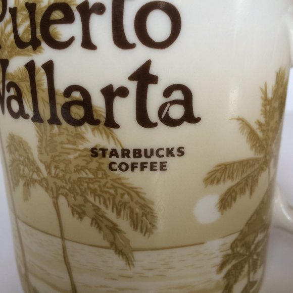 Starbucks 2018 Global Icon Series Puerto Vallarta Mexico Coffee Mug 16 oz - Picture 5 of 8